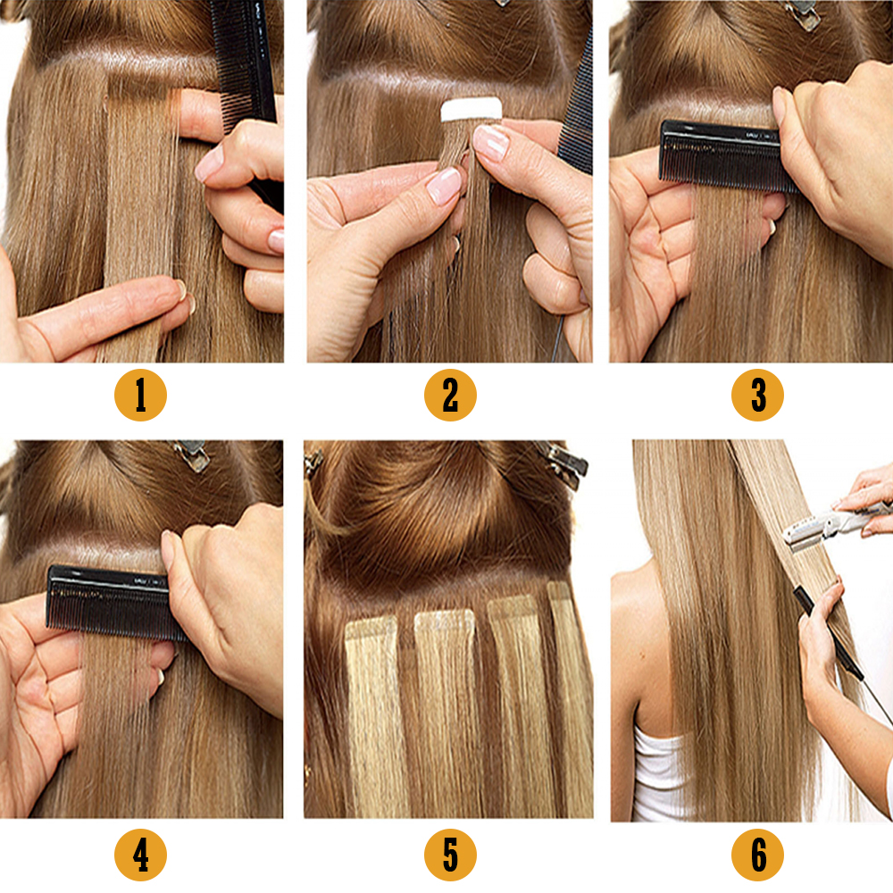 How Can You Apply Tape-In Hair Extensions