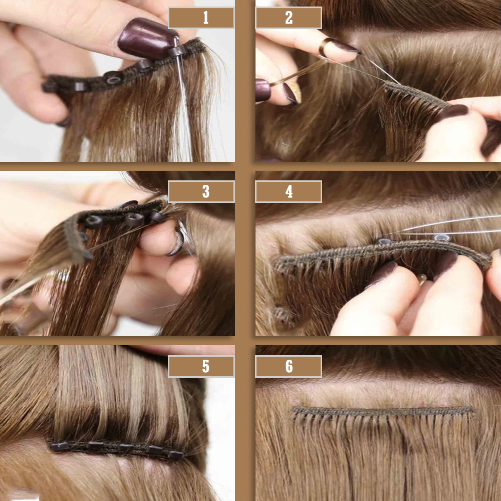 How Can You Apply Wefts Hair Extensions