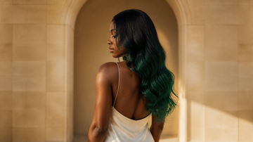 25 Ways to Wear the Green and Black Hair Colour Combination