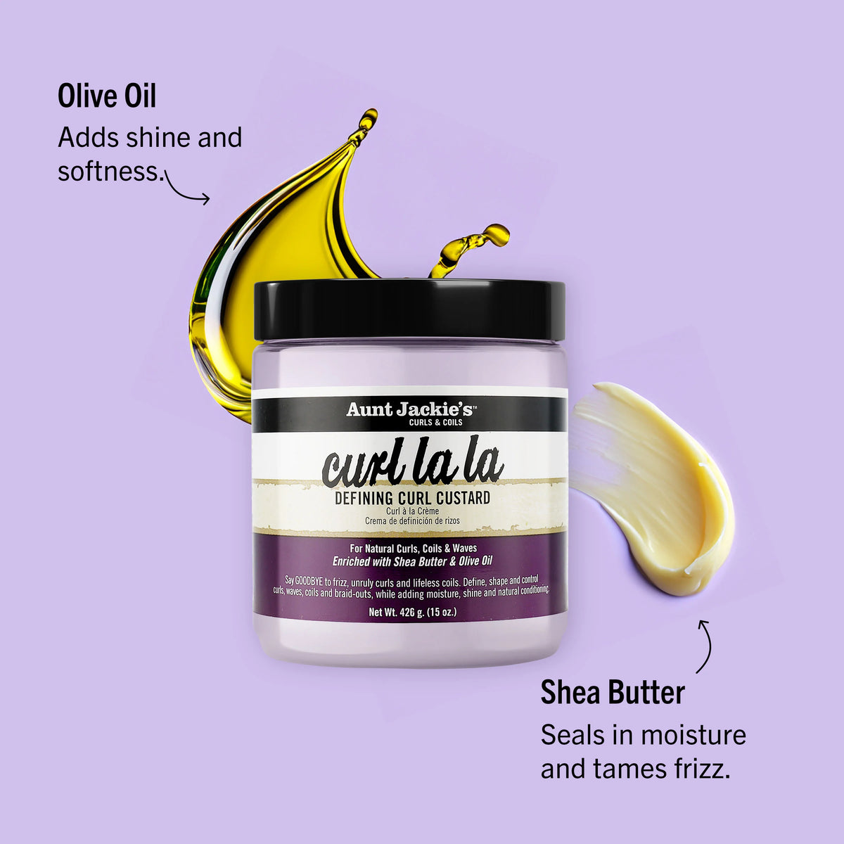 Aunt Jackie's Curl La La Defining Curl Custard