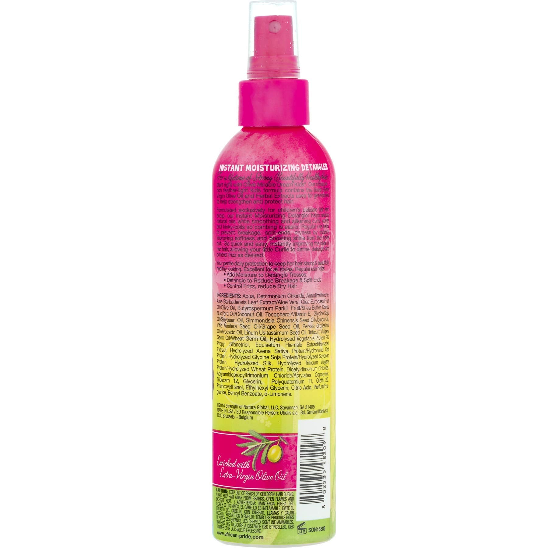 African Pride Dream Kids Olive Miracle Instant Moisturizing Detangler