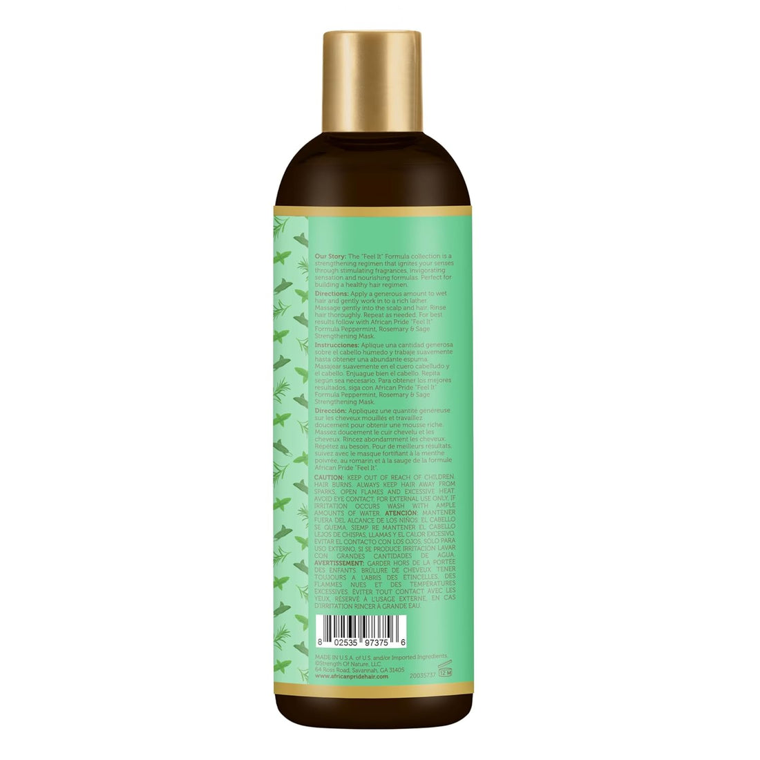 African Pride Feel It Formula Strengthening Shampoo