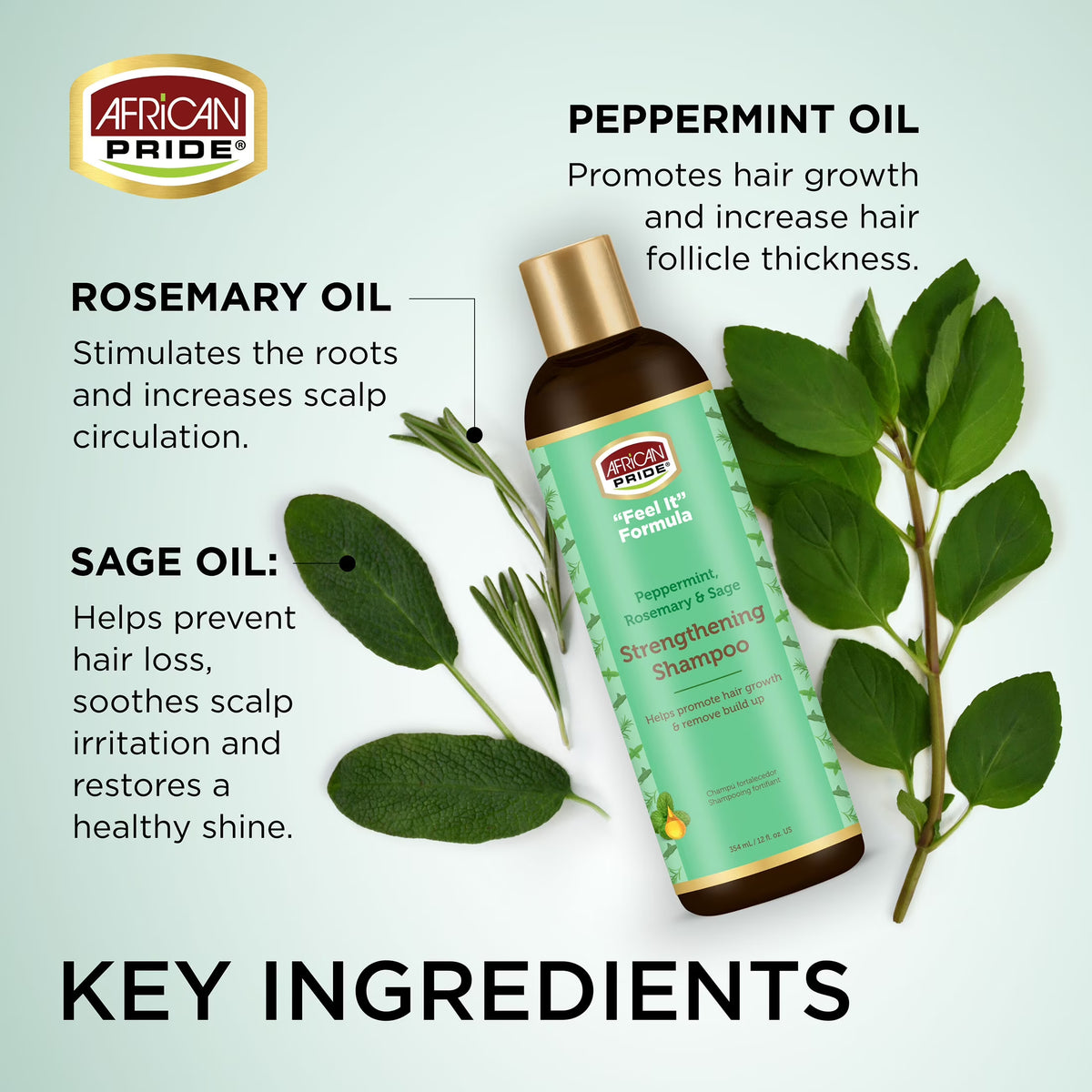 African Pride Feel It Formula Strengthening Shampoo