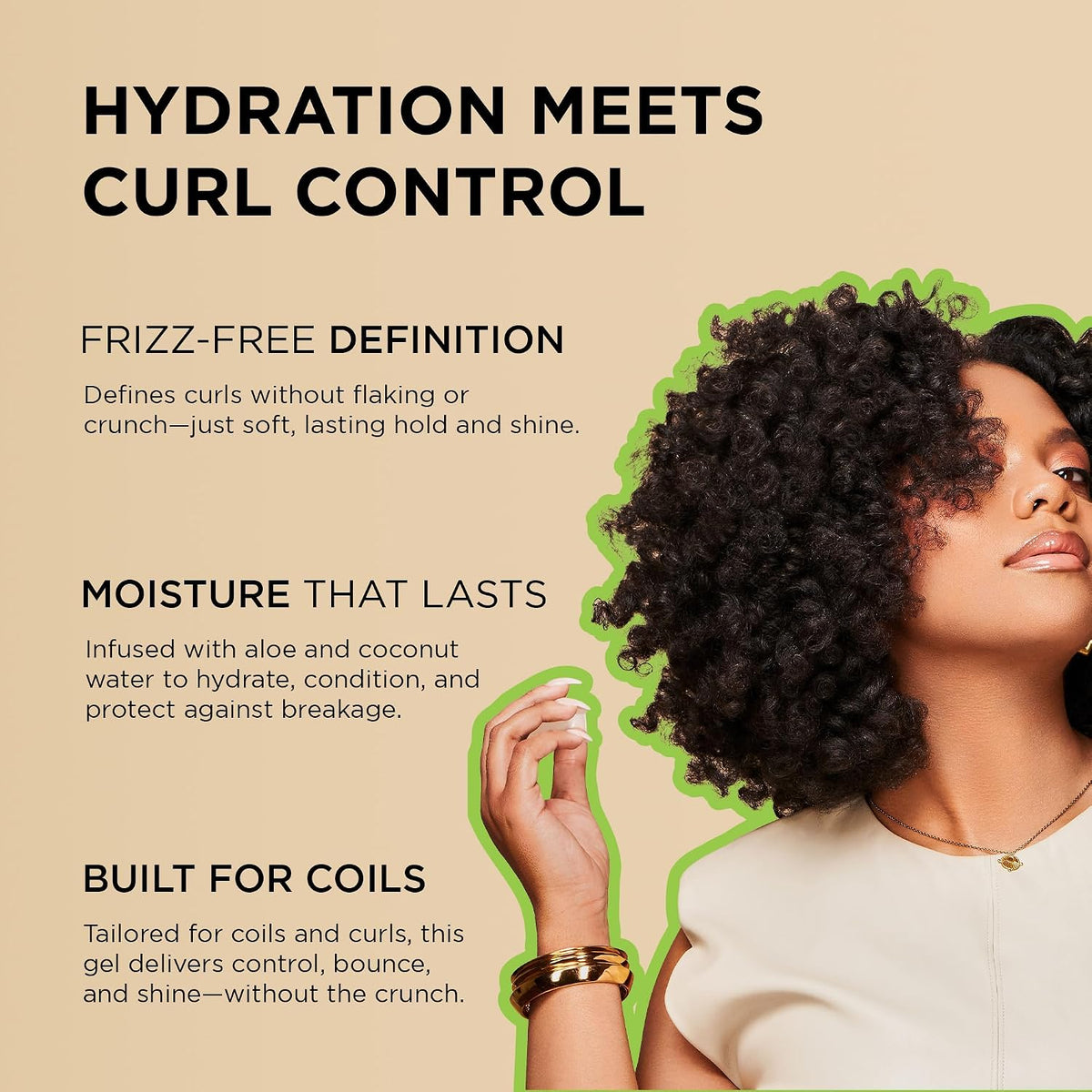 African Pride Moisture Miracle Aloe & Coconut Water Curl Defining Gel