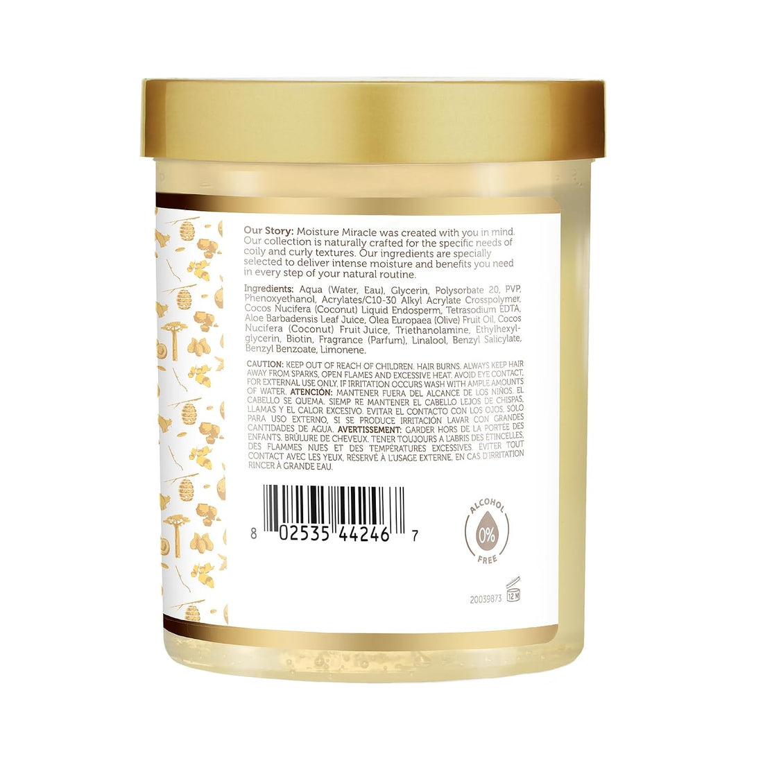 African Pride Moisture Miracle Aloe & Coconut Water Curl Defining Gel