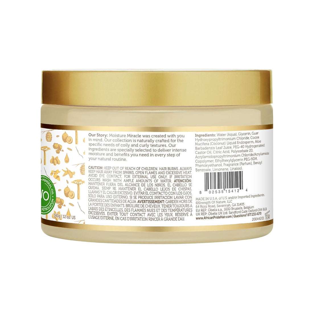 African Pride Moisture Miracle Aloe & Coconut Water Pre Shampoo