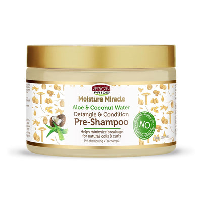 African Pride Moisture Miracle Aloe & Coconut Water Pre Shampoo