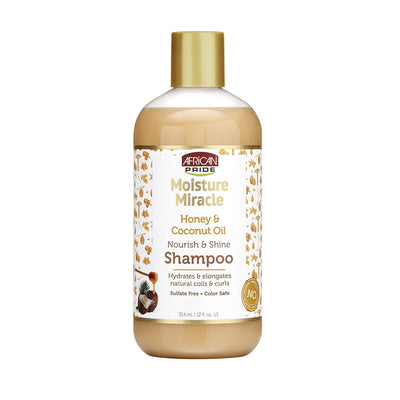 African Pride Moisture Miracle Honey & Coconut Oil Shampoo