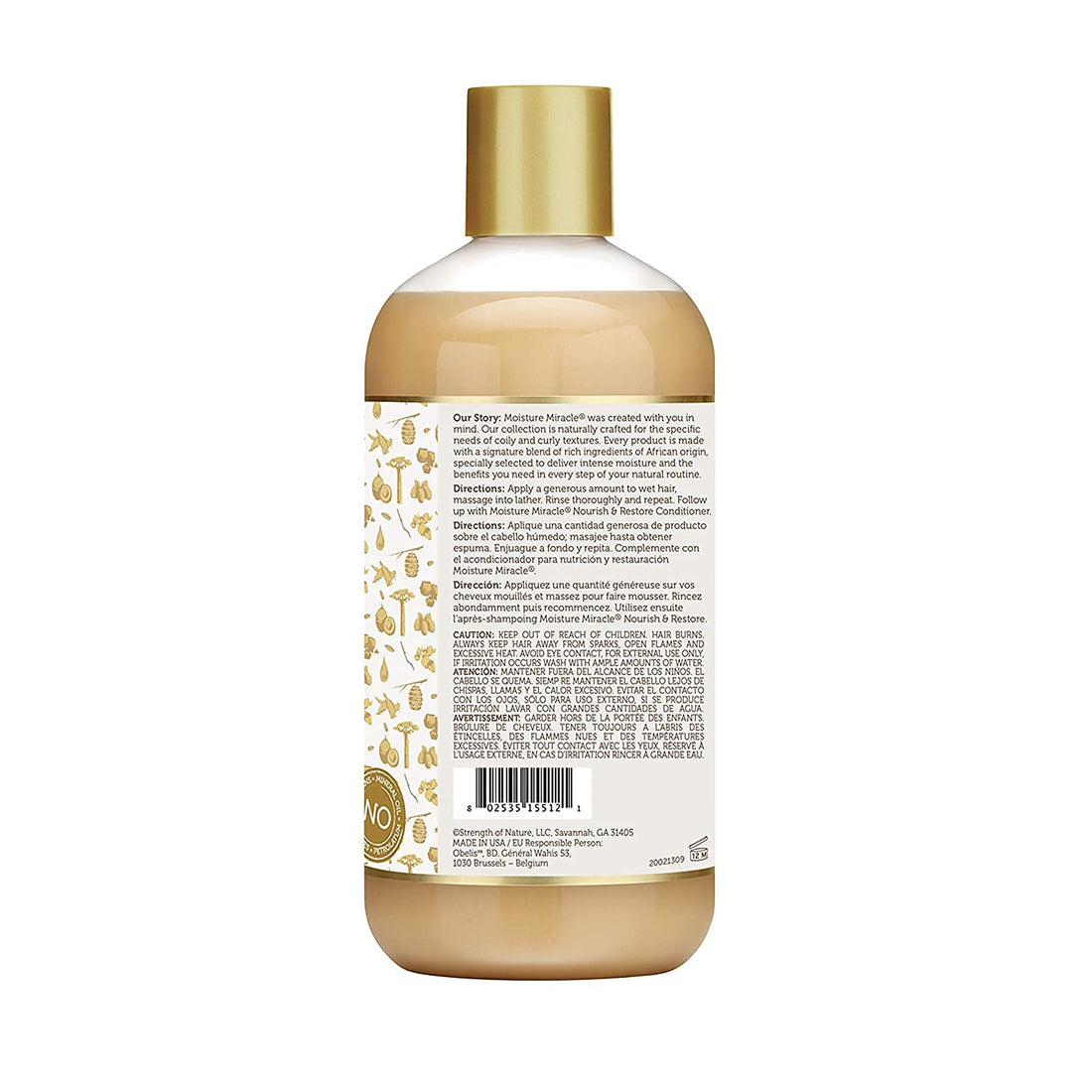 African Pride Moisture Miracle Honey & Coconut Oil Shampoo