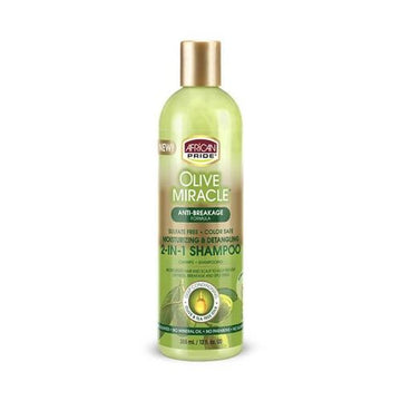 African Pride Olive Miracle 2 in 1 Shampoo & Conditioner