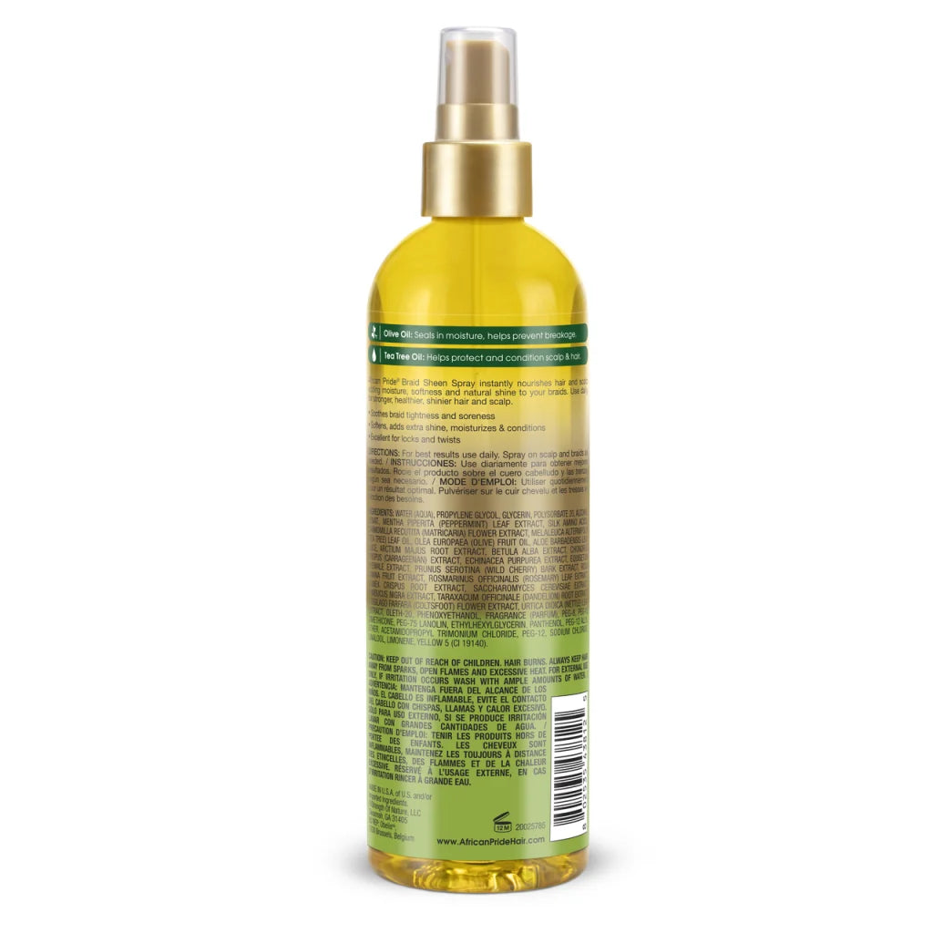 African Pride Olive Miracle Anti-Breakage Braid Sheen Spray