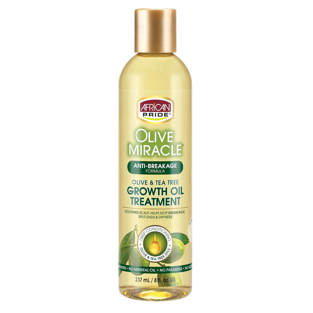 African Pride Olive Miracle Anti-Breakage Growth Oil Treatment
