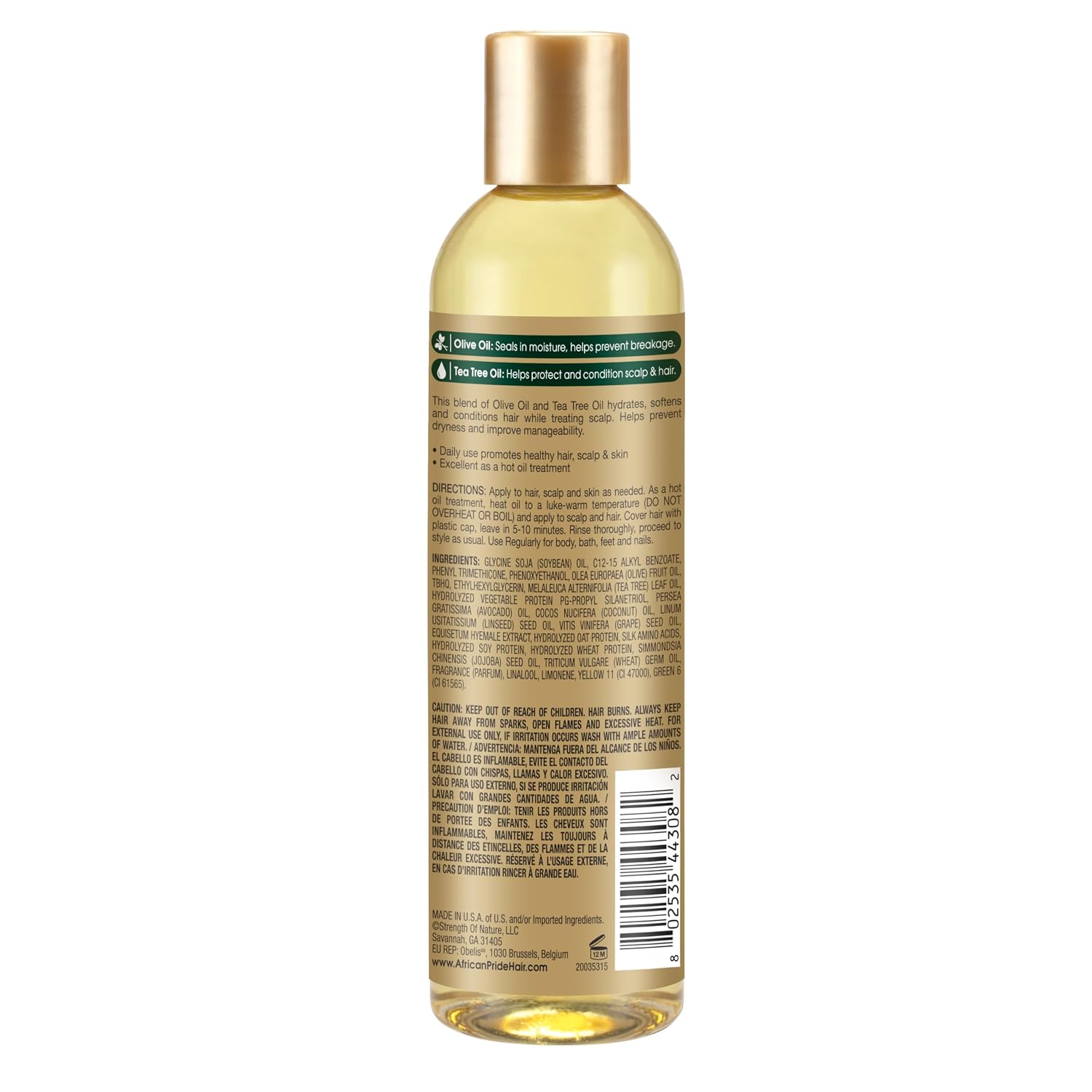 African Pride Olive Miracle Anti-Breakage Growth Oil Treatment