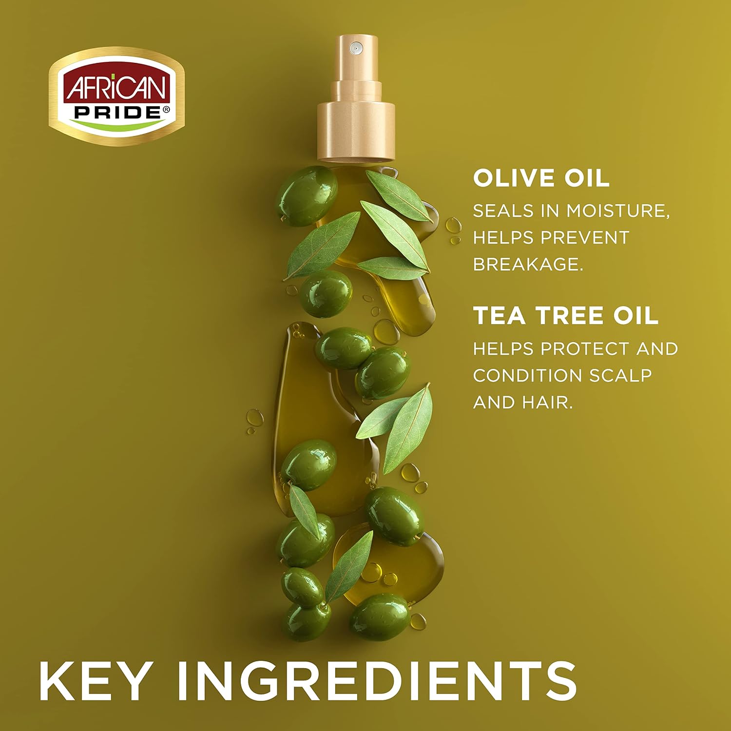 African Pride Olive Miracle Anti-Breakage Growth Oil Treatment