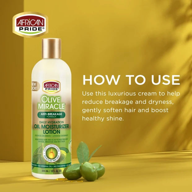 African Pride Olive Miracle Oil Moisturizer Lotion