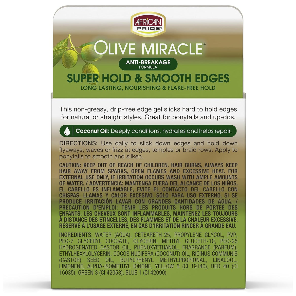 African Pride Olive Miracle Silky Smooth Edges