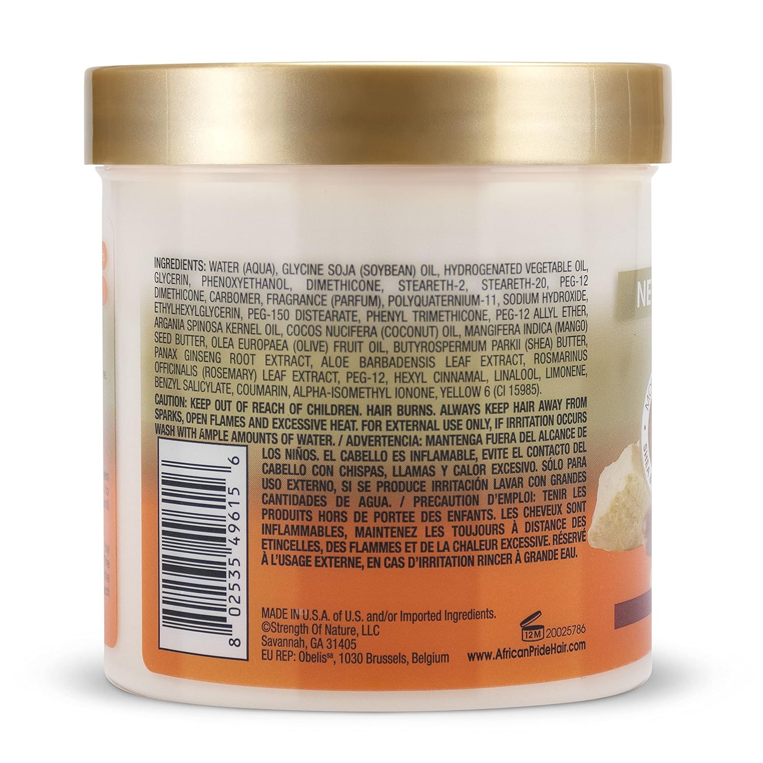 African Pride Shea Miracle Bouncy Curls Pudding