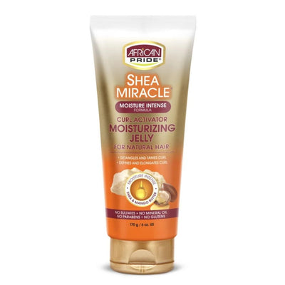 African Pride Shea Miracle Moisture Intense Curl Activator Moisturizing Jelly