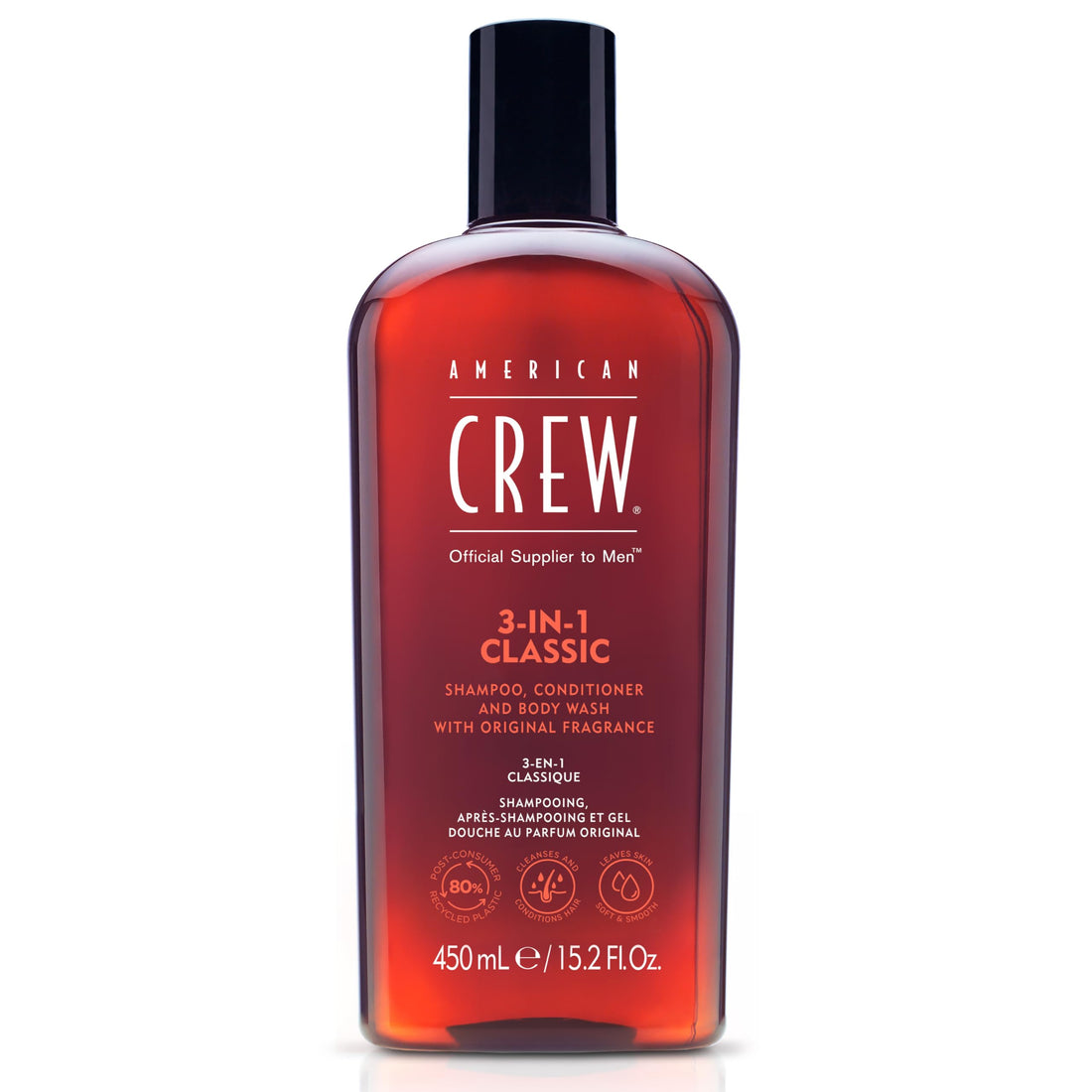 American Crew 3 in 1 Shampoo Conditioner and Body Wash