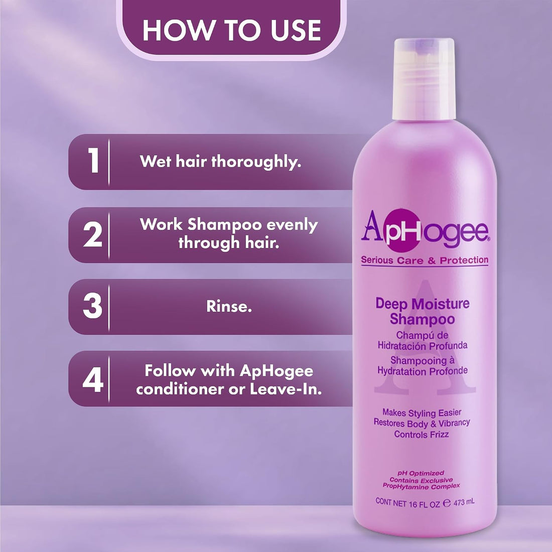 ApHogee Deep Moisture Shampoo