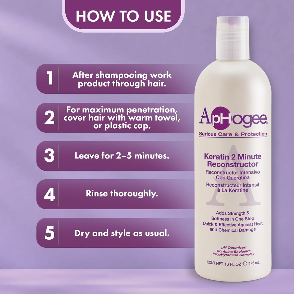 ApHogee Keratin 2 Minute Reconstructor