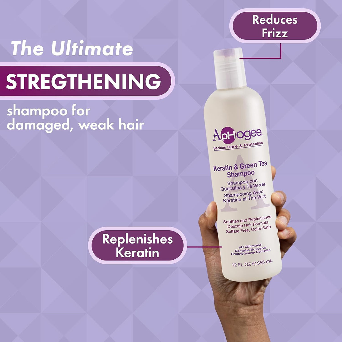 ApHogee Keratin & Green Tea Shampoo