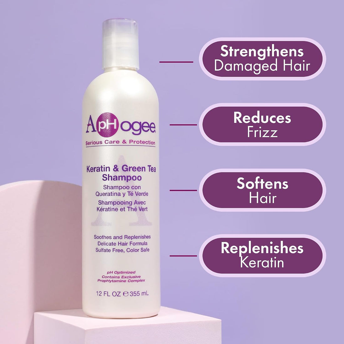 ApHogee Keratin & Green Tea Shampoo