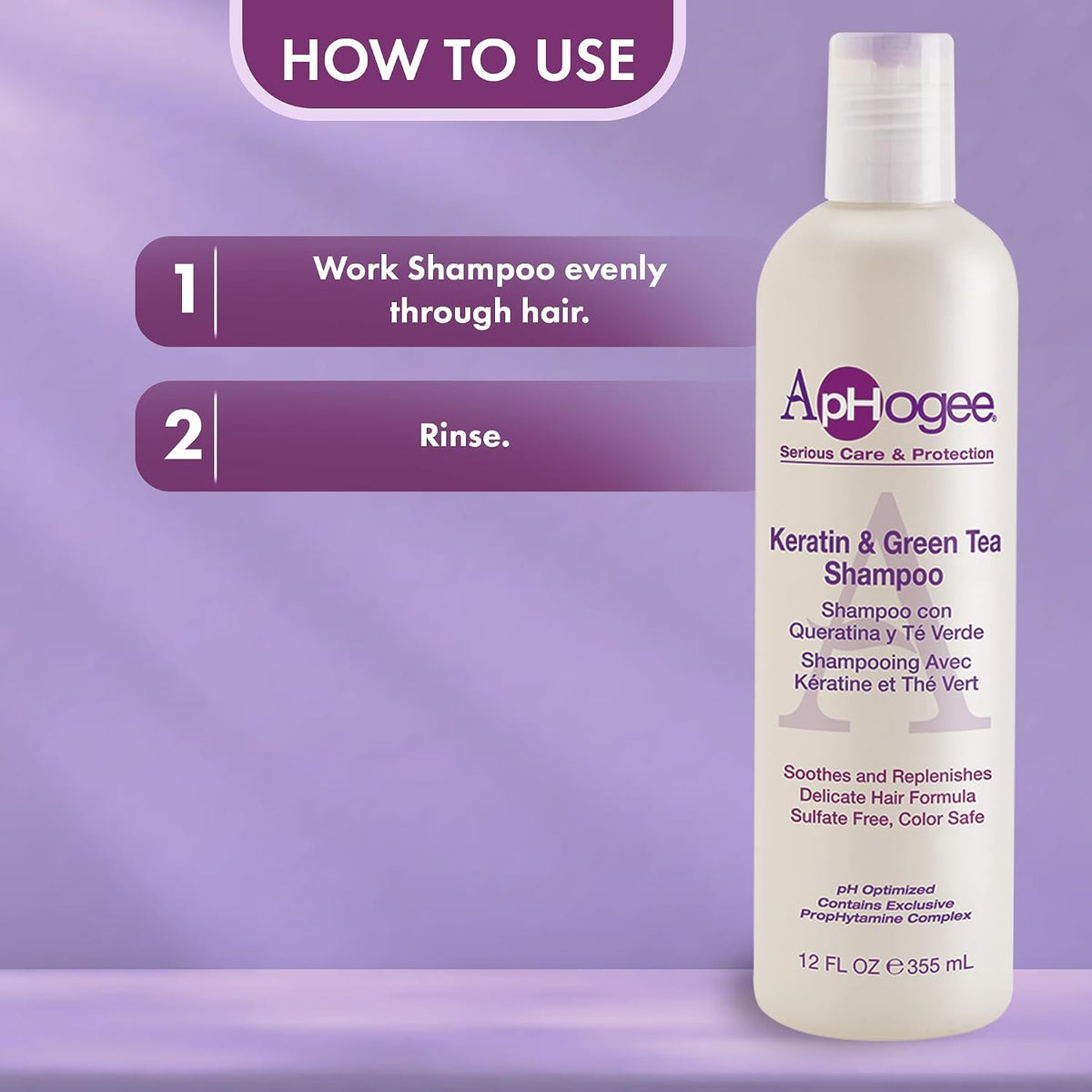 ApHogee Keratin & Green Tea Shampoo