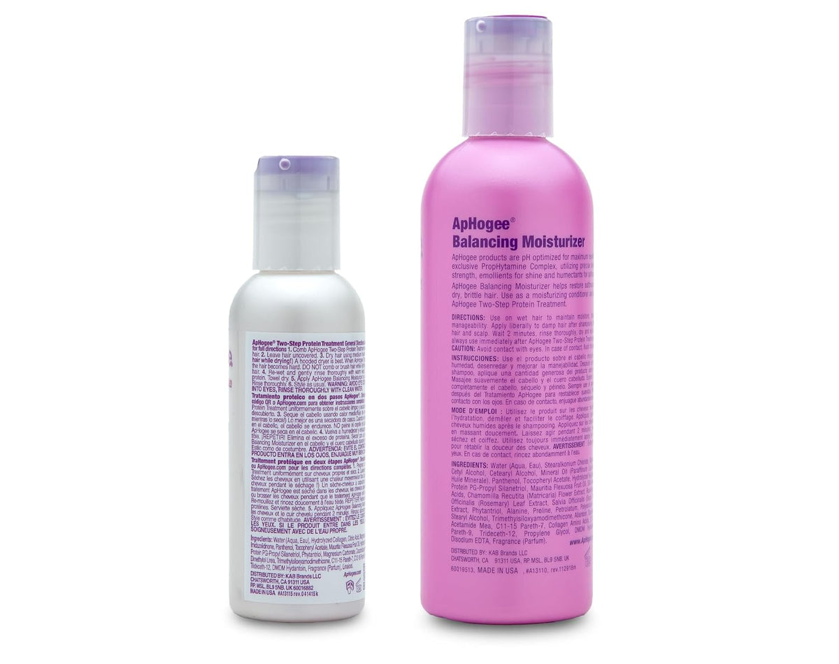ApHogee Two-Step Protein Treatment & Balancing Moisturizer