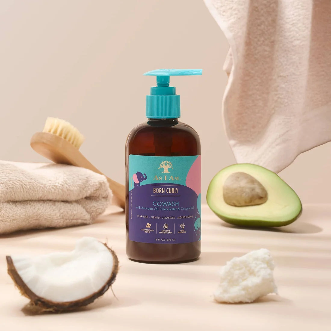 As I Am Born Curly Avocado Shea Cowash