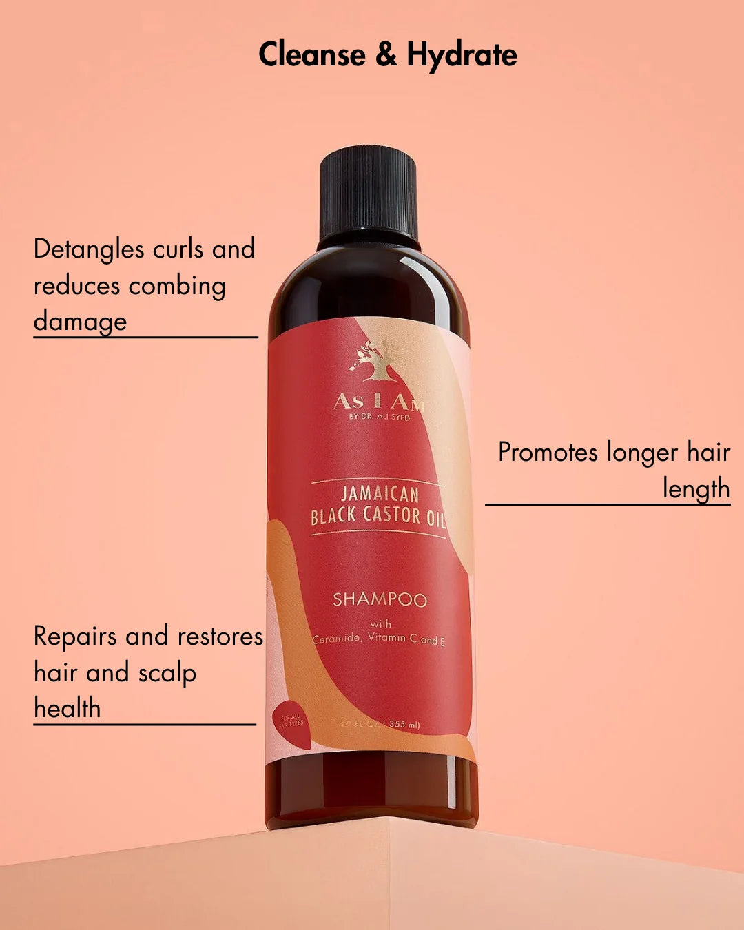 As I Am Jamaican Black Castor Oil Shampoo
