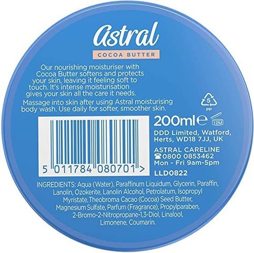 Astral Intensive Moisturiser With Cocoa Butter