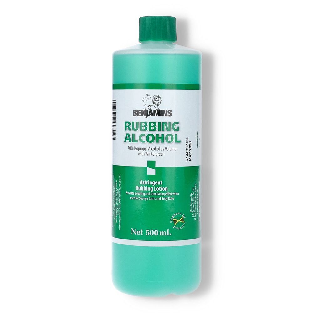 Benjamins Rubbing Alcohol With Wintergreen