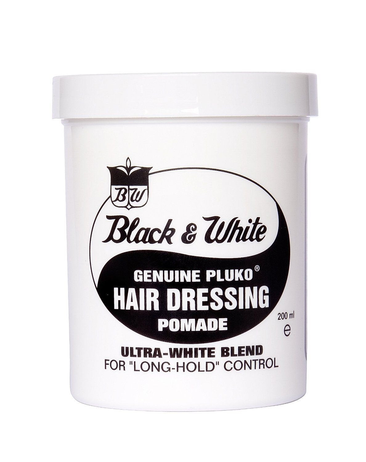 Black & White Genuine Pluko Hair Dressing Pomade