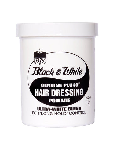 Black & White Genuine Pluko Hair Dressing Pomade