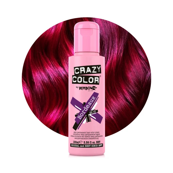 Crazy Color Semi Permanent Hair Color Cream