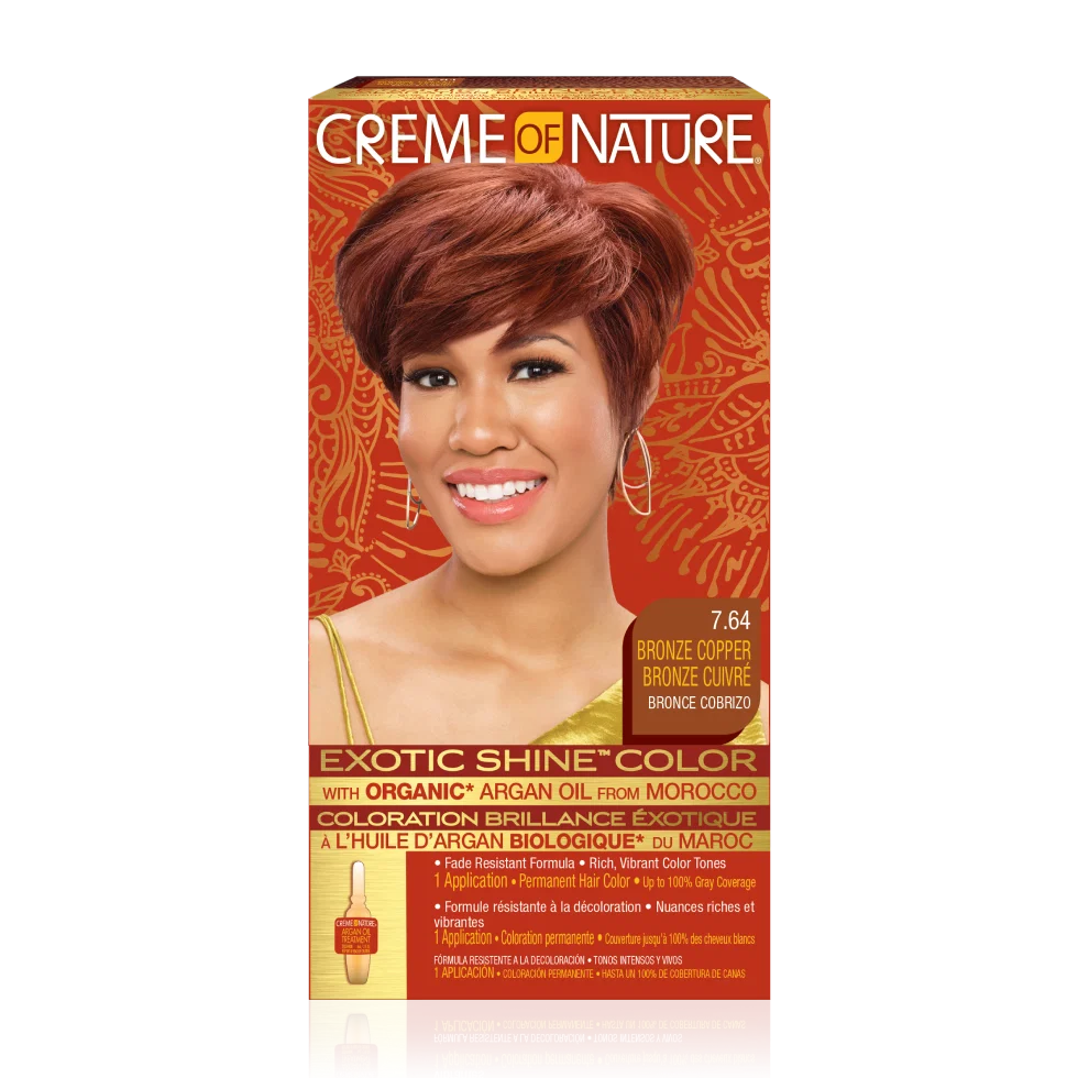Creme Of Nature Exotic Shine Permanent Hair Colour With Argan Oil