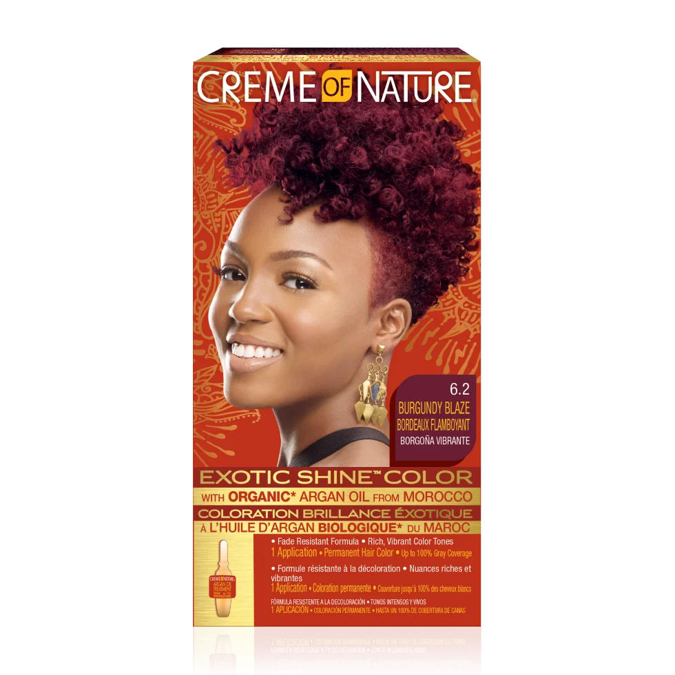 Creme Of Nature Exotic Shine Permanent Hair Colour With Argan Oil