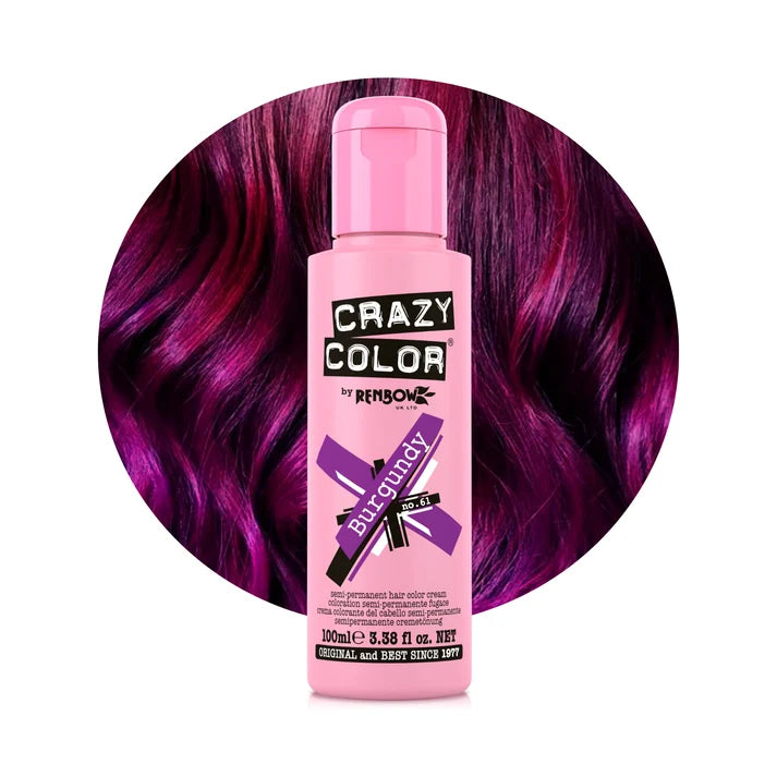 Crazy Color Semi Permanent Hair Color Cream