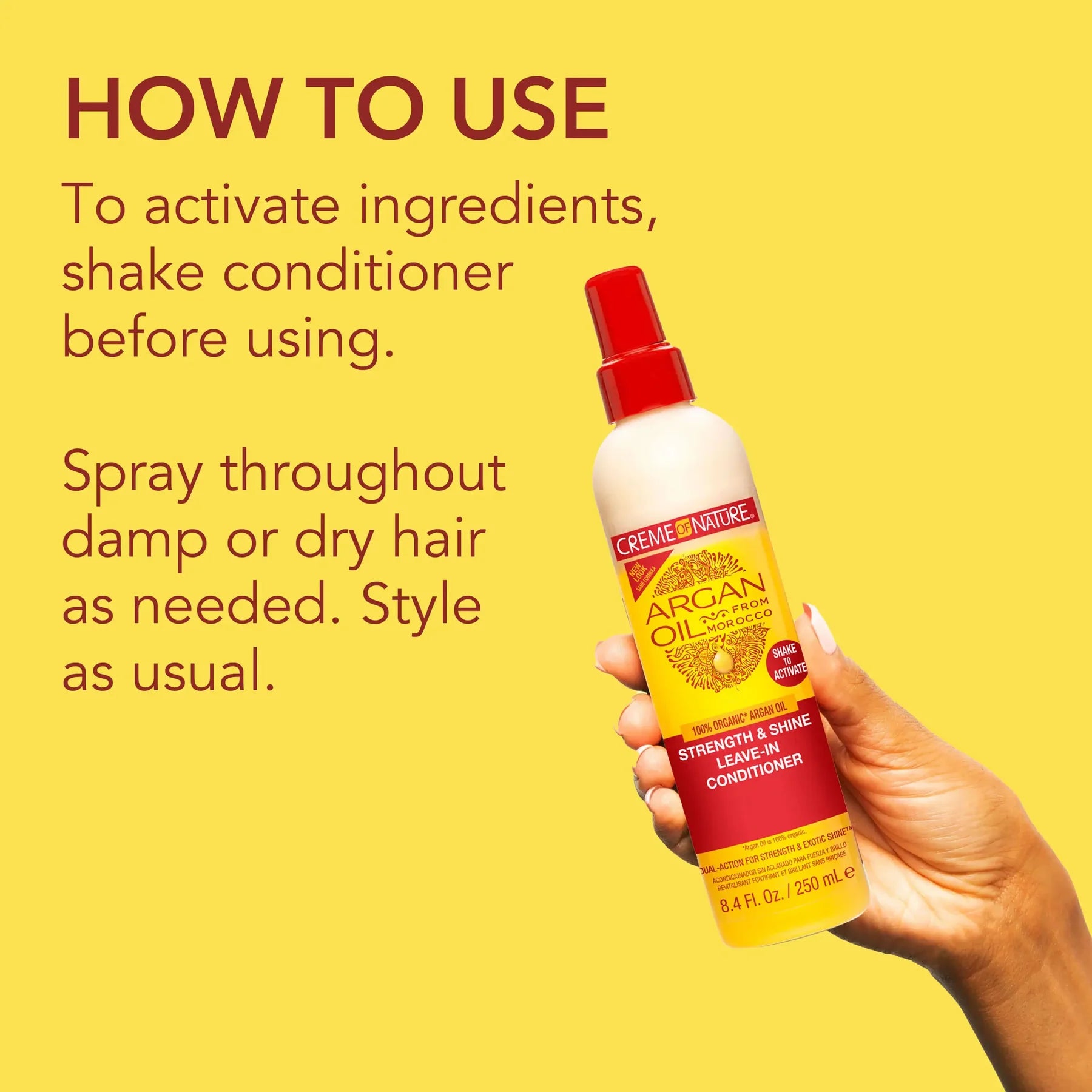 Creme Of Nature Argan Oil Strength & Shine Leave-In Conditioner