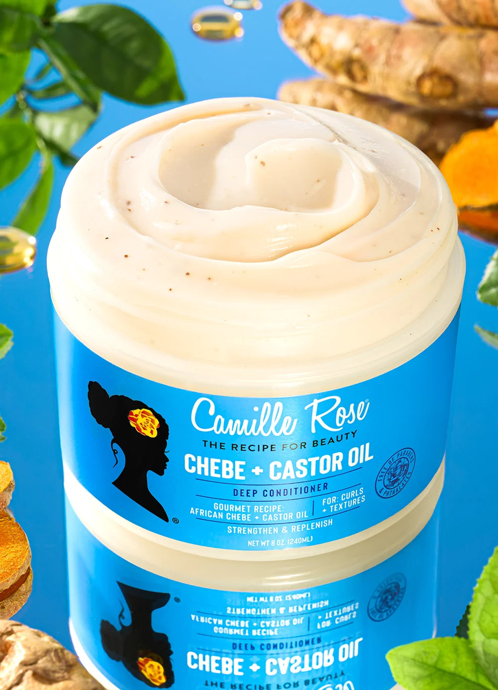 Camille Rose Black Castor Oil & Chebe Cleanse Deep Conditioner
