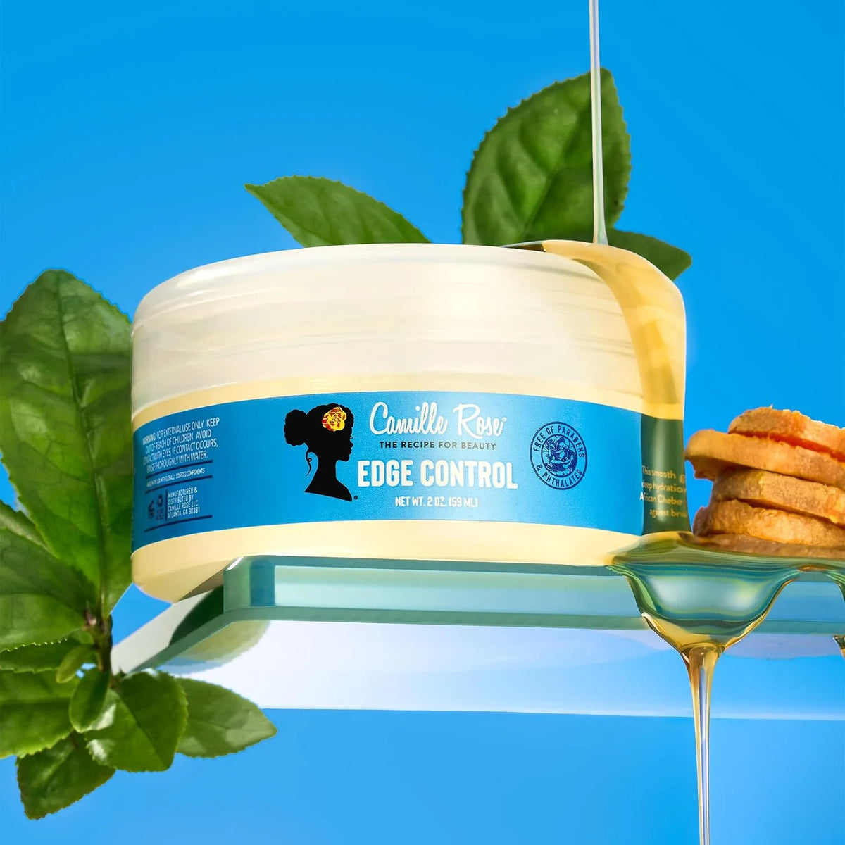 Camille Rose Black Castor Oil & Chebe Edge Control Gel