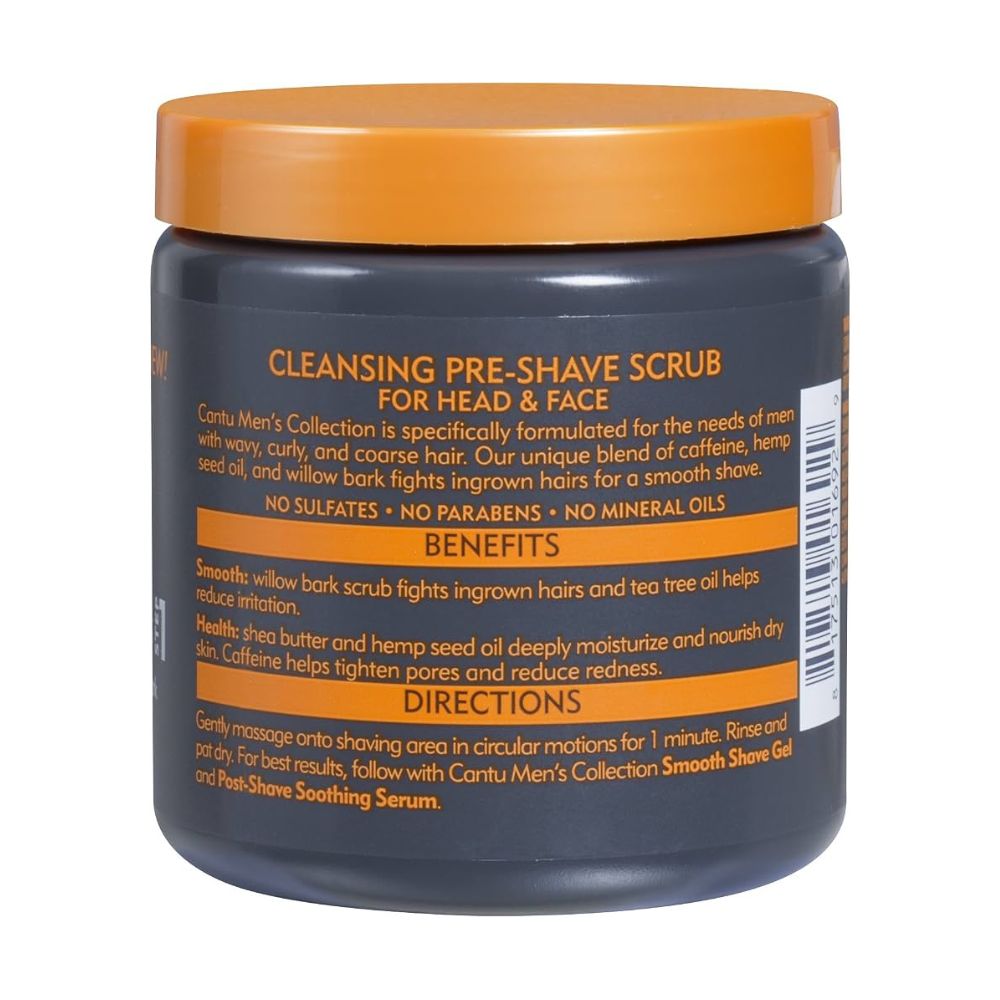 Cantu Shea Butter Men's Cleansing Pre-shave Scrub