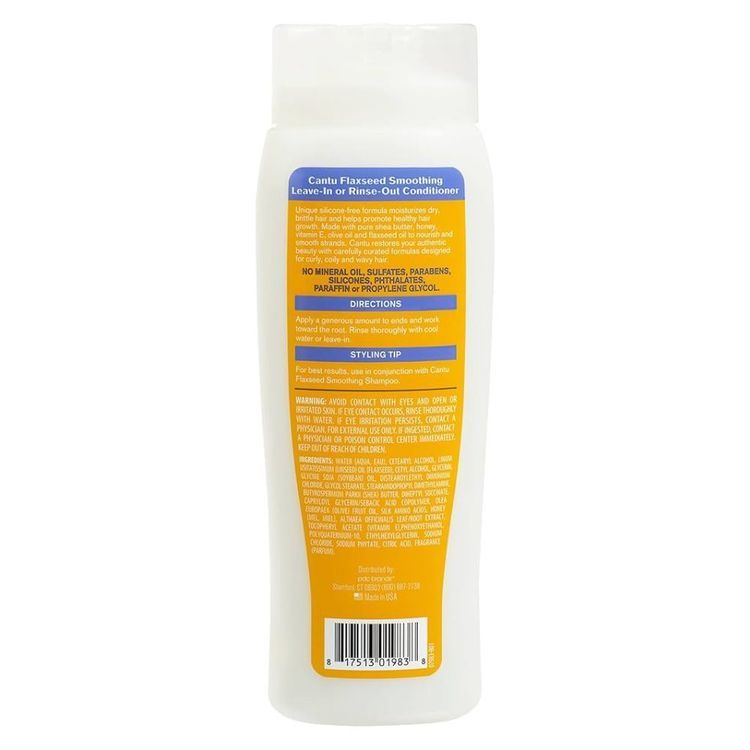 Cantu Flaxseed Smoothing Leave-In Or Rinse Out Conditioner