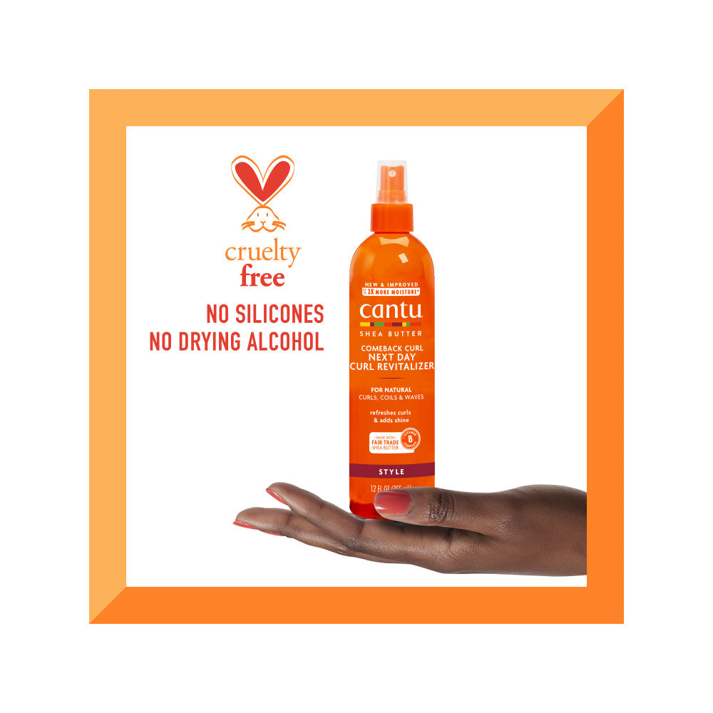 Cantu Shea Butter Comeback Curl Next Day Curl Revitalizer For Natural Hair