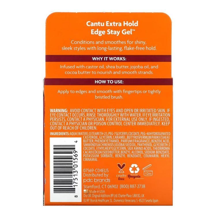 Cantu Shea Butter Extra Hold Edge Stay Gel