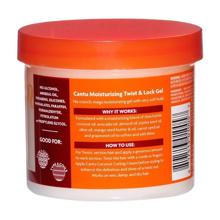 Cantu Shea Butter Moisturizing Twist & Lock Gel For Natural Hair