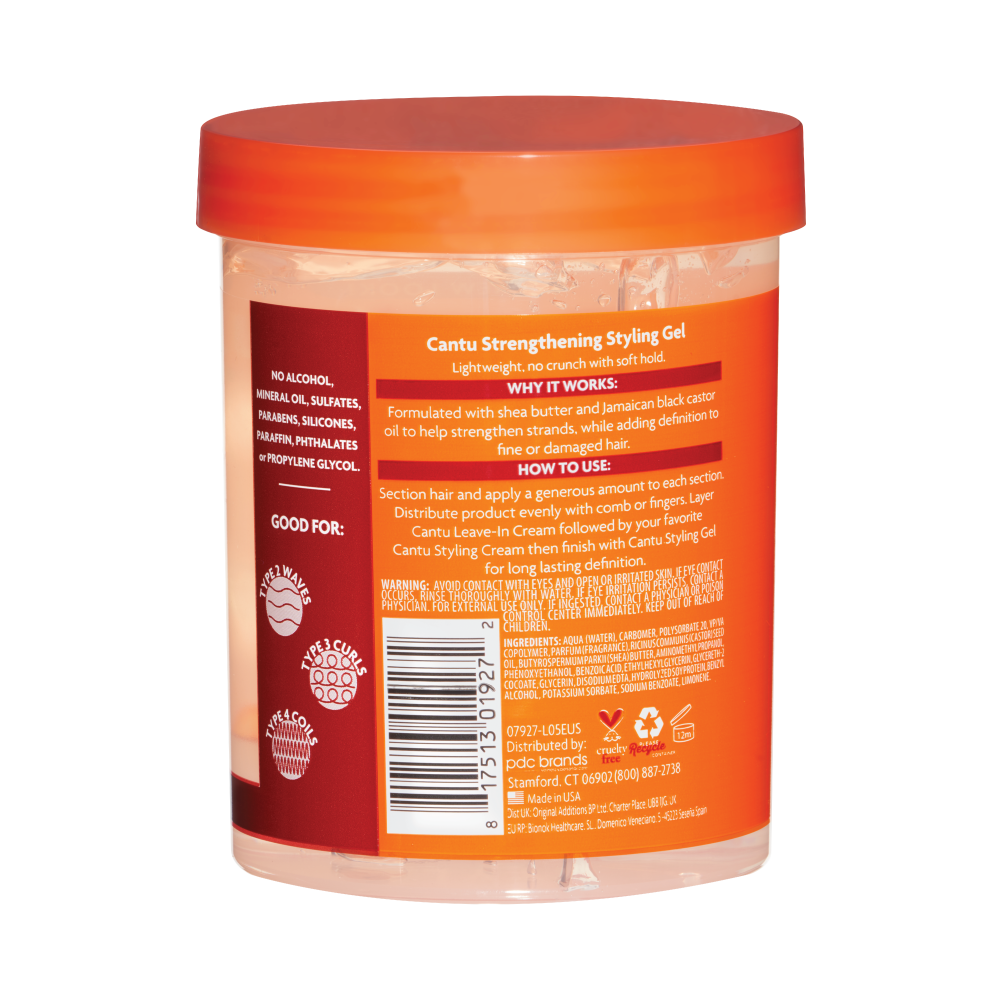 Cantu Shea Butter Strengthening Styling Gel Maximum Hold