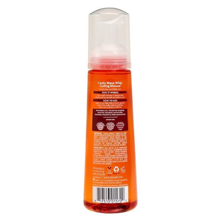 Cantu Shea Butter Wave Whip Curling Mousse For Natural Hair