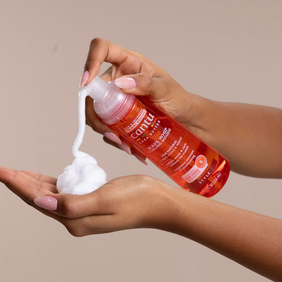 Cantu Shea Butter Wave Whip Curling Mousse For Natural Hair